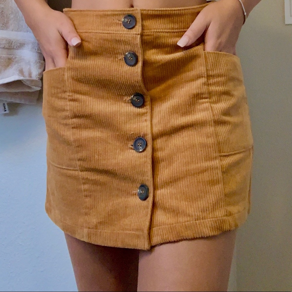 Corduroy skirt